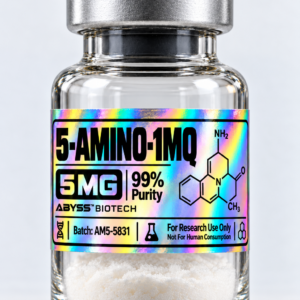 5-Amino-1MQ 5 mg research compound vial – Abyss Biotech