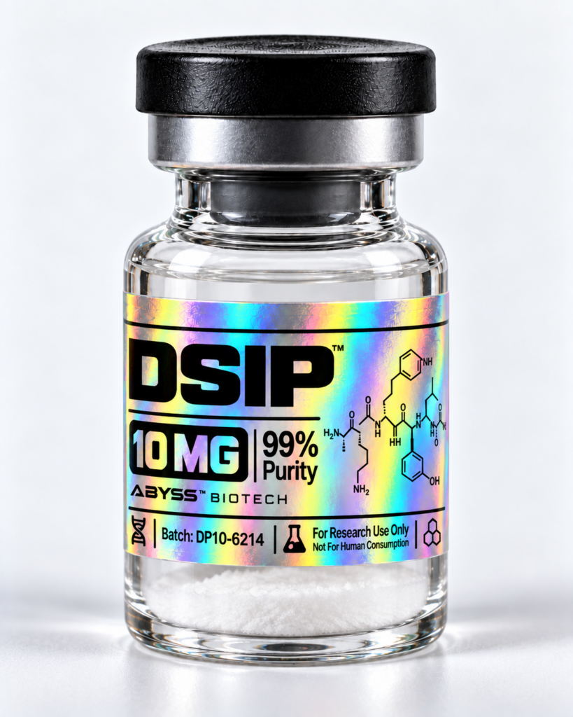 DSIP 10 mg research peptide vial – Abyss Biotech